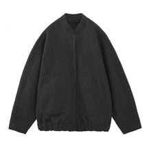 Load image into Gallery viewer, Women&#39;s Casual Loose Bomber Jacket 2023 NEW Spring Warm Women&#39;s fashion coat With Pockets Fashion Plush Solid Female Outwear