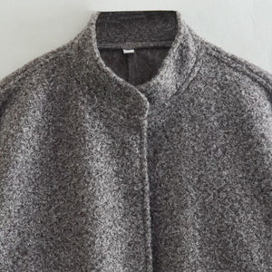 Women&#39;s Casual Loose Bomber Jacket 2023 NEW Spring Warm Women&#39;s fashion coat With Pockets Fashion Plush Solid Female Outwear