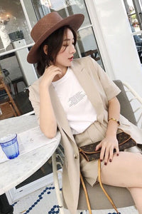 Women's Clothing Spring Gentle Suit Internet Celebrity Summer Korean Style Fat Sister Slimming Business Blazer Feminino Coat