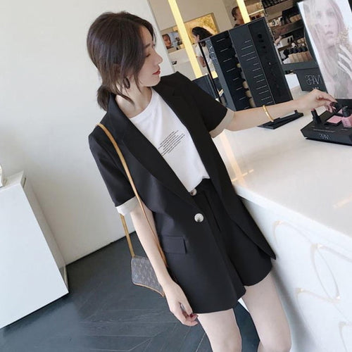 Women's Clothing Spring Gentle Suit Internet Celebrity Summer Korean Style Fat Sister Slimming Business Blazer Feminino Coat