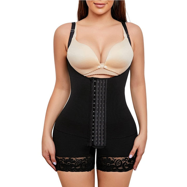 Women's Corset High Girdle For Daily And Post-Surgical Use Slimming Sheath Belly Compression Garment Tummy Full Shapewear Fajas