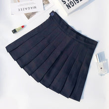 Load image into Gallery viewer, Women's Fashion High Waist Skirt Pleated Wind Skirt Ulzzang Cosplay Kawaii harajuku Female Mini Short Skirts clothing for women