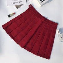Load image into Gallery viewer, Women's Fashion High Waist Skirt Pleated Wind Skirt Ulzzang Cosplay Kawaii harajuku Female Mini Short Skirts clothing for women