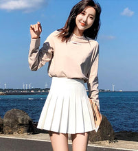 Load image into Gallery viewer, Women's Fashion High Waist Skirt Pleated Wind Skirt Ulzzang Cosplay Kawaii harajuku Female Mini Short Skirts clothing for women