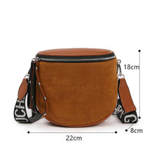 Load image into Gallery viewer, Women&#39;s Fashion Small Messenger Bags Lady Shouder Bag Bucket Bags Crossbody Tote Bag Females Handbag Semicircle Saddle