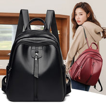 Load image into Gallery viewer, Women&#39;s Good Qualited Backpack 2022 In Trend Brand Luxury Small PU Leather Backpack Female Simple Back Pack Designer Fashion