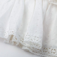 Load image into Gallery viewer, Women's High Waist A-Line Mini Skirt Summer Women Elegant White Skirts 2021 Summer Casual Lace Splice Short Holiday Short Skirt