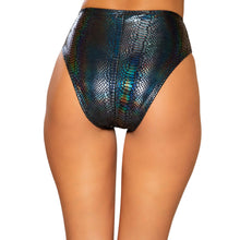 Load image into Gallery viewer, Women&#39;s Pole Dance Shorts Snakeskin Printing Zipper Mini Shorts High Waisted Booty Shorts Bikini Bottoms Festival Rave Clothes