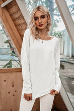 Load image into Gallery viewer, Women&#39;s Pullover Sexy Off Shoulder Bat Sleeve Threaded T-Shirt Top Solid Color Pullover Women&#39;s Leisure Long Sleeve Sweater
