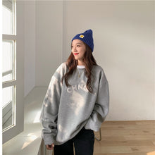 Load image into Gallery viewer, Women&#39;s Pullover Sweater Spring Autumn Thin 2021 New Loose Korean Lazy Wind Top Net Red Fried Street Coat