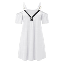 Load image into Gallery viewer, Women&#39;s Shirt Fashion V Neck Shirts Short Sleeve Solid Knit Loose Fitting Tops Loose Blouse Women Harajuku Shirts Blouse Femme