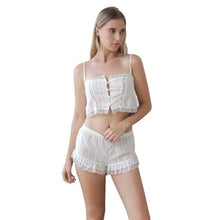 Load image into Gallery viewer, Women&#39;s Sleepwear Short Set Silk Sexy Pijamas for Women Pajama Set Sweet Soft Comfortable Short Sleeve Nighties Summer Pijama