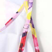 Load image into Gallery viewer, Women&#39;s Swimwear  Bikini Sexy 2021 V Neck Integrated Multi-color Stitching Strapless Swimsuit Sports