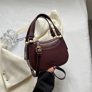Women&#39;s fashion small handbag casual shoulder bag mini messenger bag mobile bag purse zipper leather women&#39;s bag