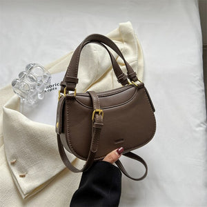 Women&#39;s fashion small handbag casual shoulder bag mini messenger bag mobile bag purse zipper leather women&#39;s bag