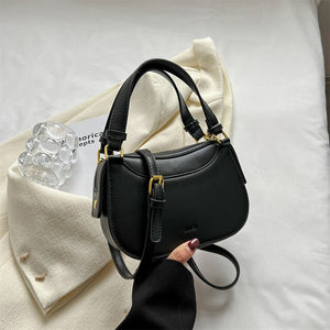 Women&#39;s fashion small handbag casual shoulder bag mini messenger bag mobile bag purse zipper leather women&#39;s bag