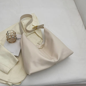 Women&#39;s shoulder bag Fashion big bag Daily shopping bag Casual solid leather women&#39;s bag Luxury designer bag