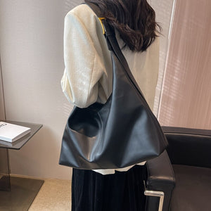 Women&#39;s shoulder bag Fashion big bag Daily shopping bag Casual solid leather women&#39;s bag Luxury designer bag
