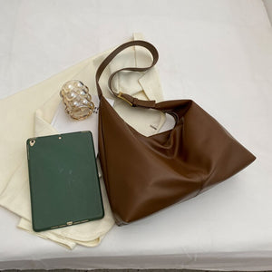 Women&#39;s shoulder bag Fashion big bag Daily shopping bag Casual solid leather women&#39;s bag Luxury designer bag