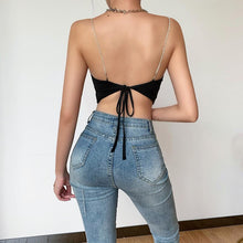 Load image into Gallery viewer, Women streetwear tube tops backless sexy clubwear camis summer sleeveless asymmteric hem streetwear tops camisole 2021