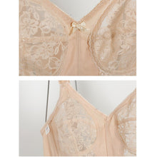 Load image into Gallery viewer, Womens Corset Bra Floral Lace Racerback Bralette Wireless Lingerie Tight Bra Top Sheer Bustier Crop