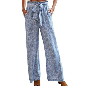 Womens Loose Fit High Waist Long Pants Wide Leg Palazzo Trousers High Waist Long Trousers Hip Hop Pants Long Streetwear