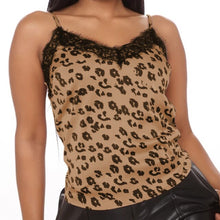 Load image into Gallery viewer, Womens Summer Sexy Leoprad Print Lace Patchwork Casual Off Shoulder Short Tank Shirt Beach Vest Tank Camisole Tops 2021