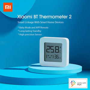 Xiaomi BT Thermometer 2 Wireless Smart Electric Digital Hygrometer Humidity Sensor Work with Mijia APP