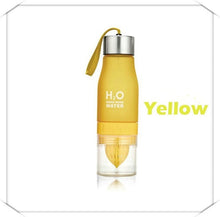 Load image into Gallery viewer, Xmas Gift 650ml Infuser Water Bottle Plastic Fruit Infusion Kids Drink Outdoor Sports Bottle Juice Lemon Portable Kettle