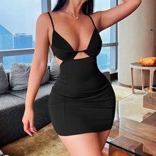 Load image into Gallery viewer, Y2K Summer For 2022 Tank Strap Women&#39;s Clothes Black Sleeveless Elegant Casual Basics Evening Party Sexy Prom Corset Mini Dress