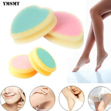 Load image into Gallery viewer, YMSMT Painless Hair Removal Sponge Ladies Hair Removal Sponge Soft Cute Love Tools Skin Care Sponge Hair Removal Cream