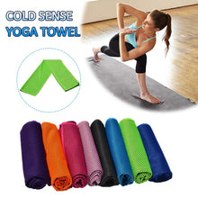 Load image into Gallery viewer, Yoga Fitness Cold Towel Outdoor Cooling Wipe Sweat Running Towel Absorbent Sweat Cold Towel Men And Women Fitness Quick-drying