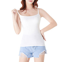 Load image into Gallery viewer, Yoga Shirt Beauty Back Padded Bra Modal Adjustable Spaghetti Straps Tops Women Yoga Vest Sleeveless Tank-Tops Camisole with Bra