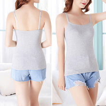 Load image into Gallery viewer, Yoga Shirt Beauty Back Padded Bra Modal Adjustable Spaghetti Straps Tops Women Yoga Vest Sleeveless Tank-Tops Camisole with Bra