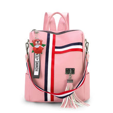 Load image into Gallery viewer, bags for women 2020  new retro fashion zipper ladies backpack PU  Leather high quality school bag shoulder bag for youth bags