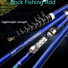 Load image into Gallery viewer, carbon fiber 3.6M 4.5M 5.4M 6.3M Spinning Fishing Rod M Power Telescopic Rock Fishing Rod Carp Feeder Rod Surf Spinning Rod