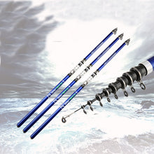 Load image into Gallery viewer, carbon fiber 3.6M 4.5M 5.4M 6.3M Spinning Fishing Rod M Power Telescopic Rock Fishing Rod Carp Feeder Rod Surf Spinning Rod