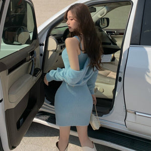 chandal mujer invierno 2020 winter spring ensemble femme sweater pullover dress two piece set women pull femme hiver tracksuit