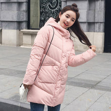 Load image into Gallery viewer, hot sale women winter hooded jacket female outwear cotton plus size warm coat thicken jaqueta feminina ladies camperas