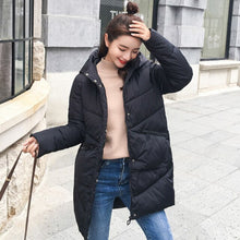 Load image into Gallery viewer, hot sale women winter hooded jacket female outwear cotton plus size warm coat thicken jaqueta feminina ladies camperas