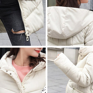 hot sale women winter hooded jacket female outwear cotton plus size warm coat thicken jaqueta feminina ladies camperas