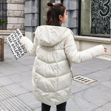 Load image into Gallery viewer, hot sale women winter hooded jacket female outwear cotton plus size warm coat thicken jaqueta feminina ladies camperas