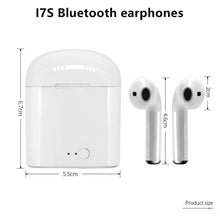 Load image into Gallery viewer, i7s Tws Wireless Headphones sports Earbuds Handsfree in ear Bluetooth Earphones music Headset Works on all smartphones goophone