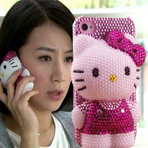 iPhone 13 Pro Max iPhone Xs iPhone 14 Case 8 plus Rhinestone 7 Cartoon Hello Kitty 11 Protective Case 6 Female 12
