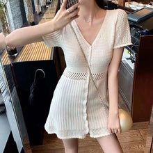 Load image into Gallery viewer, jurken zomer 2020 Summer Knitted bodycon dress Women sexy Evening Party Dress Elegant Vestidos kobieta sukienka robe femme