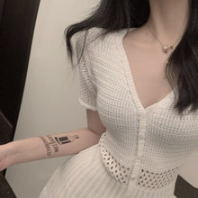 Load image into Gallery viewer, jurken zomer 2020 Summer Knitted bodycon dress Women sexy Evening Party Dress Elegant Vestidos kobieta sukienka robe femme