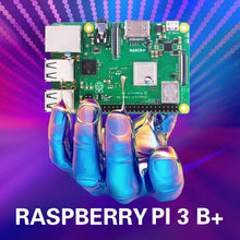 Load image into Gallery viewer, original Raspberry Pi 3 Model B+ (plus) Built-in Broadcom 1.4GHz quad-core 64 bit processor Wifi Bluetooth and USB Port