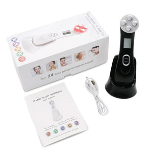 Electroporation Mesotherapy LED Photon Light Therapy RF EMS Skin Rejuvenation Face Lifting Tighten Massage Beauty Machine