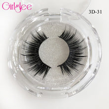 Load image into Gallery viewer, Natural Mink Eyelashes 3D Mink Lashes Long Thick False Lashes Dramatic Volume Eyelash Extension Girlglee Hand Made Makeup Lashes