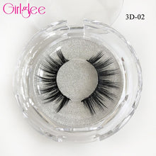 Load image into Gallery viewer, Natural Mink Eyelashes 3D Mink Lashes Long Thick False Lashes Dramatic Volume Eyelash Extension Girlglee Hand Made Makeup Lashes